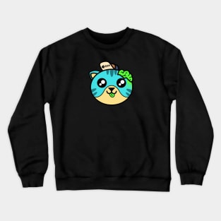 cute cat drop dead Crewneck Sweatshirt